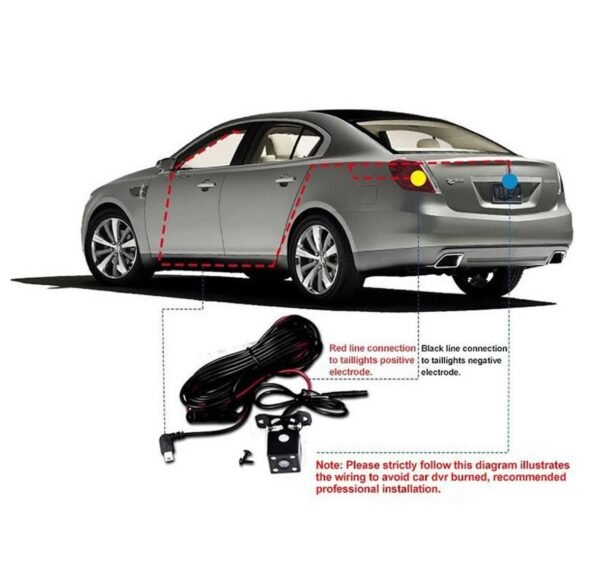 Car Mirror with Dash Cam & Rear Camera Full HD – 4.3” LCD 7 img 7728