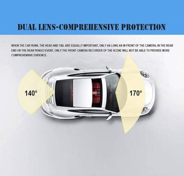Car Mirror with Dash Cam & Rear Camera Full HD – 4.3” LCD 2 img 7730