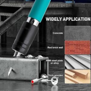 Concrete Nail Gun Kits 3 Speed Adjustable - Image 9