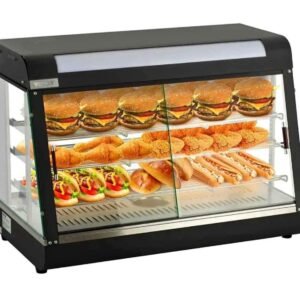 Electric Curved Glass Display Showcase – Food Warmer 8 Electric Curved Glass Display Showcase – Food Warmer - Image 1