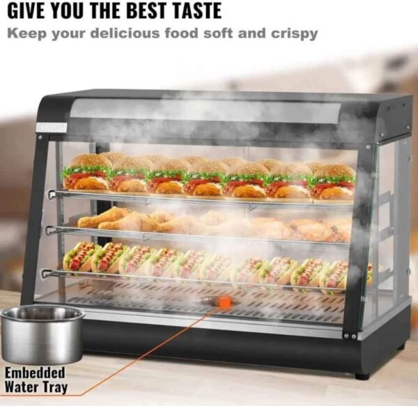 Electric Curved Glass Display Showcase – Food Warmer 2 img 7807