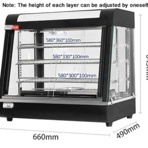 Electric Curved Glass Display Showcase – Food Warmer 12 Electric Curved Glass Display Showcase – Food Warmer - Image 5