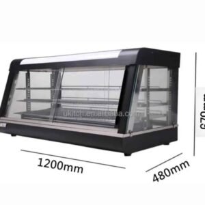 Electric Curved Glass Display Showcase – Food Warmer 13 Electric Curved Glass Display Showcase – Food Warmer - Image 6