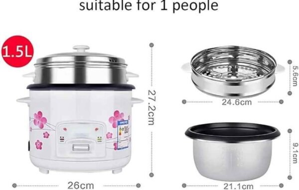 Electric Rice Cooker Phoenix PH-CFXB20-S1 400W 220V – 2L & 3L Capacity 1 img 7838