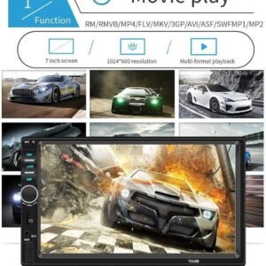 2 Din Car Radio 7018B Autoradio Touch Screen Audio Radio Bluetooth Video MP5 7" Multimedia Player - Image 4