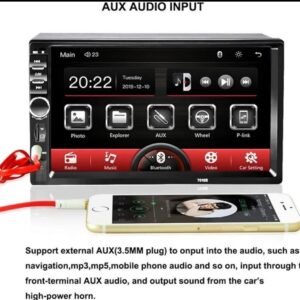 2 Din Car Radio 7018B Autoradio Touch Screen Audio Radio Bluetooth Video MP5 7" Multimedia Player - Image 9