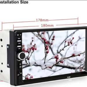 2 Din Car Radio 7018B Autoradio Touch Screen Audio Radio Bluetooth Video MP5 7" Multimedia Player - Image 3
