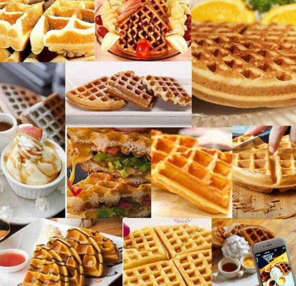 Commercial Waffle Maker, 1400w Stainless Steel Non-Stick Electric Waffle Machine 7 img 7988