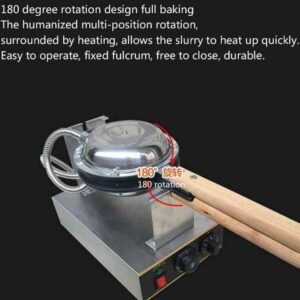 Commercial Waffle Maker, 1400w Stainless Steel Non-Stick Electric Waffle Machine 19 Commercial Waffle Maker, 1400w Stainless Steel Non-Stick Electric Waffle Machine - Image 10