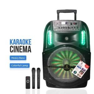 CH-8615 Portable Trolley Speaker With Wireless Microphone Simulation Active 15inch Professional 3 CH-8615 Portable Trolley Speaker With Wireless Microphone Simulation Active 15inch Professional - Image 1
