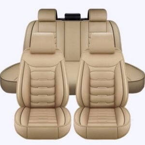 Luxury Leather Waterproof 5 Seats - Full Set Car Seat Cover 15 Luxury Leather Waterproof 5 Seats - Full Set Car Seat Cover - Image 8