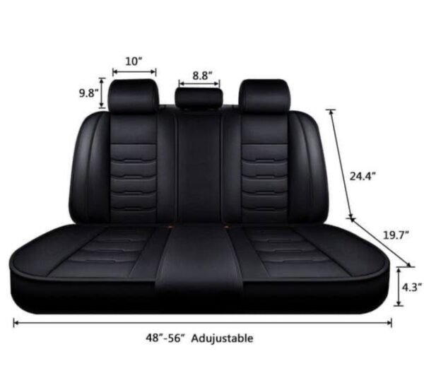 Luxury Leather Waterproof 5 Seats - Full Set Car Seat Cover 1 img 8076