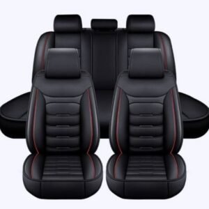 Luxury Leather Waterproof 5 Seats - Full Set Car Seat Cover 8 Luxury Leather Waterproof 5 Seats - Full Set Car Seat Cover - Image 1