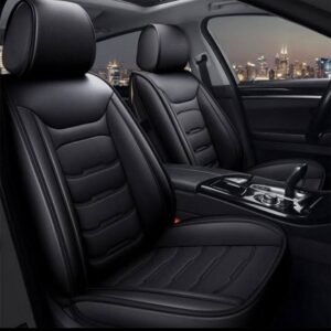 Luxury Leather Waterproof 5 Seats - Full Set Car Seat Cover 10 Luxury Leather Waterproof 5 Seats - Full Set Car Seat Cover - Image 3