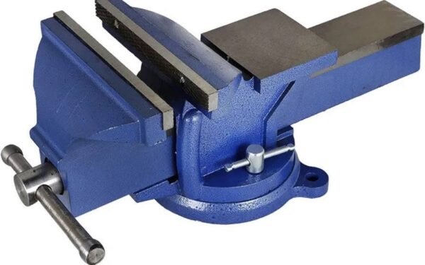 Bench Vise 8-Inch Heavy Duty Bench Vise Clamp Vises Locking Base Top Anvil Work 9 img 8096