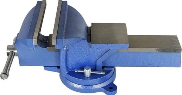 Bench Vise 8-Inch Heavy Duty Bench Vise Clamp Vises Locking Base Top Anvil Work 4 img 8098