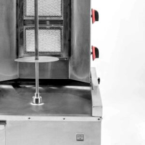 GB800 3-4-5 Electric Gas Kebab Roaster Stainless Steel Doner Vertical BBQ Grill Shawarma Rotisserie Machine 13 GB800 3-4-5 Electric Gas Kebab Roaster Stainless Steel Doner Vertical BBQ Grill Shawarma Rotisserie Machine - Image 5