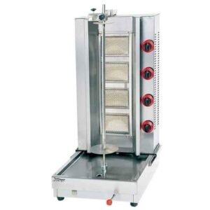 GB800 3-4-5 Electric Gas Kebab Roaster Stainless Steel Doner Vertical BBQ Grill Shawarma Rotisserie Machine 16 GB800 3-4-5 Electric Gas Kebab Roaster Stainless Steel Doner Vertical BBQ Grill Shawarma Rotisserie Machine - Image 8