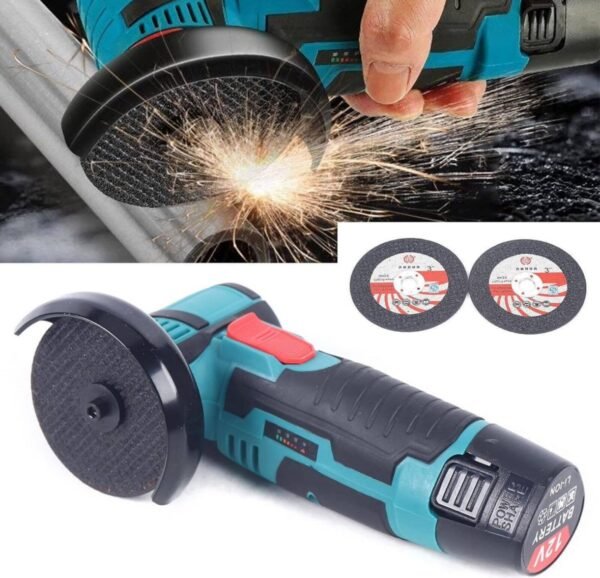Mini Angle Grinder Kit – Cordless Brushless 12V Polisher Cutting Grinding Tool + Charger 5 img 8170