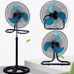 18-Inch Industrial Stand Fan 3-in-1 with Metal Blade – Oscillating Wind Stand 9 18-Inch Industrial Stand Fan 3-in-1 with Metal Blade – Oscillating Wind Stand - Image 5