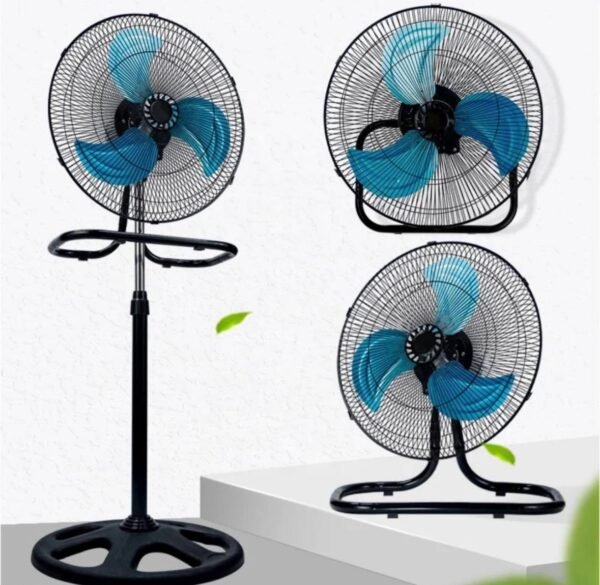 18-Inch Industrial Stand Fan 3-in-1 with Metal Blade – Oscillating Wind Stand 4 img 8213