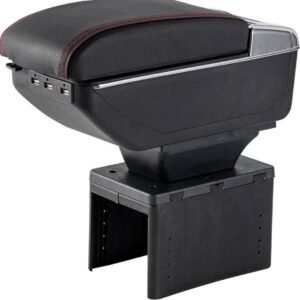 Storage Box with 7 USB Charging Port Dual Layer Car Armrest 10 Storage Box with 7 USB Charging Port Dual Layer Car Armrest - Image 1