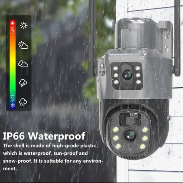 Outdoor Solar Dual Lens/Dual Screen 4G Wireless Security Camera 6 img 8378