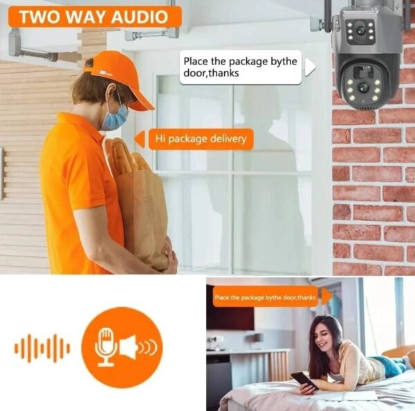Outdoor Solar Dual Lens/Dual Screen 4G Wireless Security Camera 5 img 8379