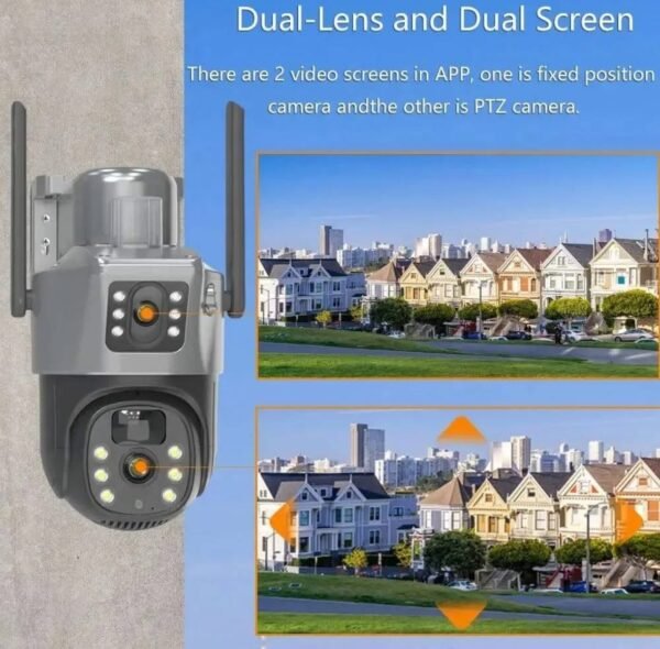 Outdoor Solar Dual Lens/Dual Screen 4G Wireless Security Camera 7 img 8382
