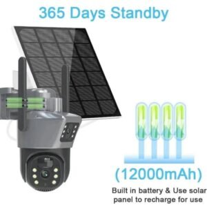 Outdoor Solar Dual Lens/Dual Screen 4G Wireless Security Camera 18 Outdoor Solar Dual Lens/Dual Screen 4G Wireless Security Camera - Image 9