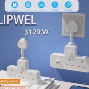 LIPWEL-3-Way Power Adapter with usb ports - 13A 3120W - Image 3