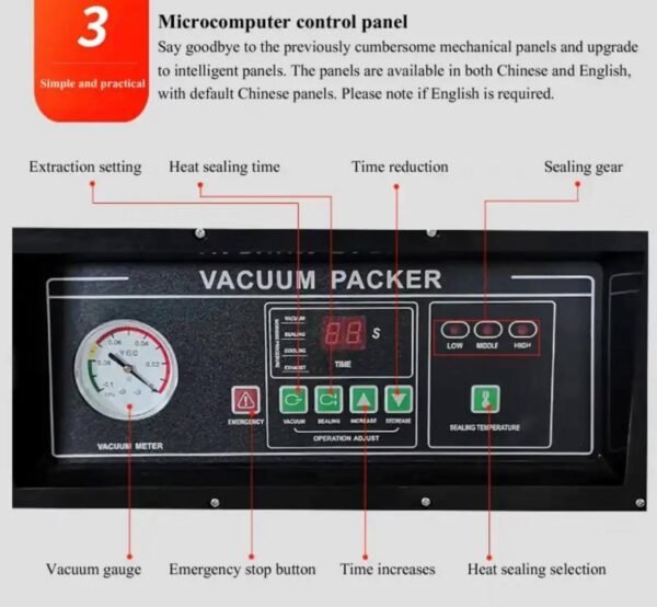 Professional Vacuum Packaging Machine AL-400T 3 img 8535