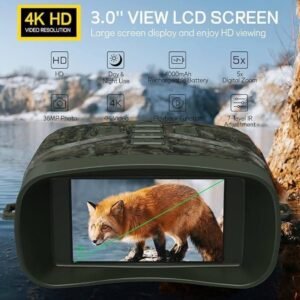4K Night Vision Goggles for Hunting & Surveillance – High Resolution & Anti-Shock 11 4K Night Vision Goggles for Hunting & Surveillance – High Resolution & Anti-Shock - Image 3