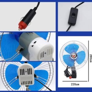 Portable 8” Car Fan 9 Portable 8” Car Fan - Image 5