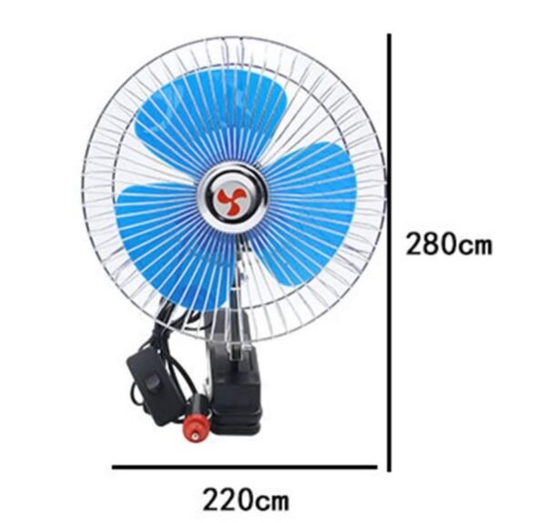 Portable 8” Car Fan 2 img 8642