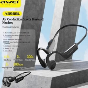 Awei A896BL Wireless Sports & Health Earphones 6 Awei A896BL Wireless Sports & Health Earphones - Image 3