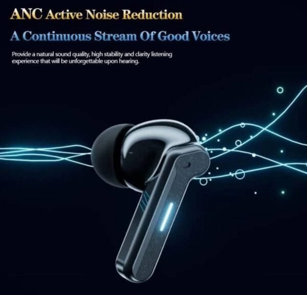 Awei Bluetooth Earphones T53 TWS – ANC Earbuds V5.3 ENC Wireless Headphones 5 img 8778