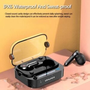 Awei T58 ANC V5.3 Wireless Bluetooth Earphones – RGB Light Gamer Headset 8 Awei T58 ANC V5.3 Wireless Bluetooth Earphones – RGB Light Gamer Headset - Image 3