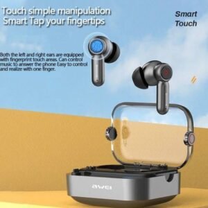 Awei T58 ANC V5.3 Wireless Bluetooth Earphones – RGB Light Gamer Headset 10 Awei T58 ANC V5.3 Wireless Bluetooth Earphones – RGB Light Gamer Headset - Image 5