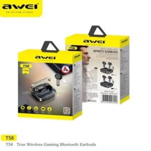 Awei T58 ANC V5.3 Wireless Bluetooth Earphones – RGB Light Gamer Headset 6 Awei T58 ANC V5.3 Wireless Bluetooth Earphones – RGB Light Gamer Headset - Image 1