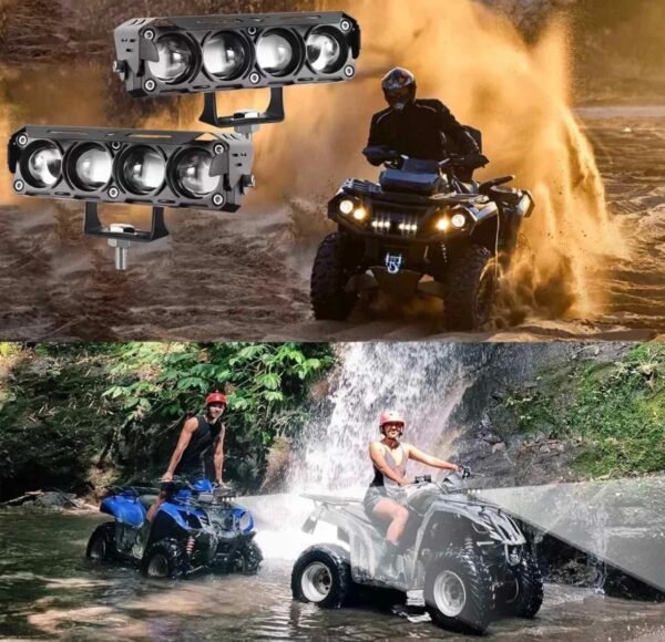 Aluminum Motorcycle Spotlights 22W White Light – Set of 2 1 9adae0a38b5a409a53830f125d577b69