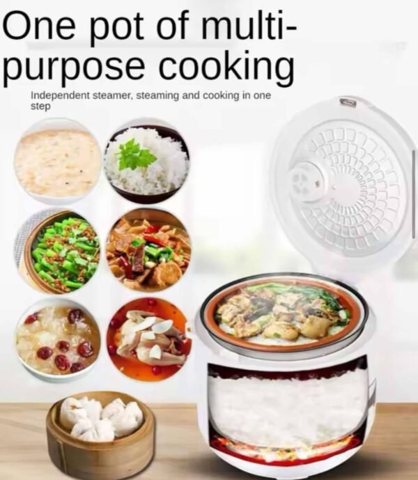 Smart & Multi-Functional Electric Rice Cooker – Small but Powerful 4 img 9046
