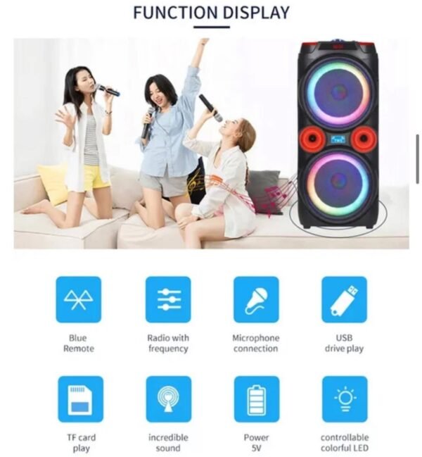 Portable Trolley Wireless Battery-Powered Outdoor Active Speaker NDR-X910 2 img 9123