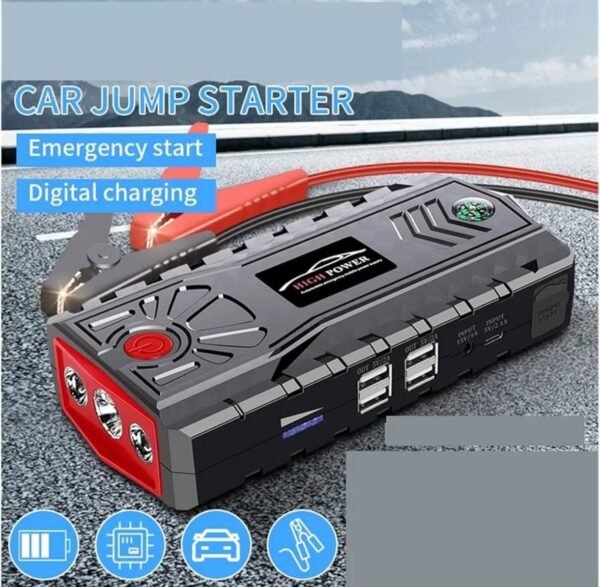 Powerful Portable Car Battery Jump Starter 32.000mAh with Power Bank 7 img 9198