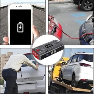 Powerful Portable Car Battery Jump Starter 32.000mAh with Power Bank 12 Powerful Portable Car Battery Jump Starter 32.000mAh with Power Bank - Image 3