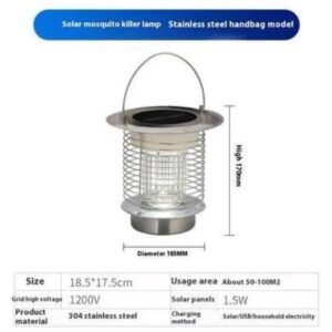 Solar Power Mosquito Lamp 12 Solar Power Mosquito Lamp - Image 3