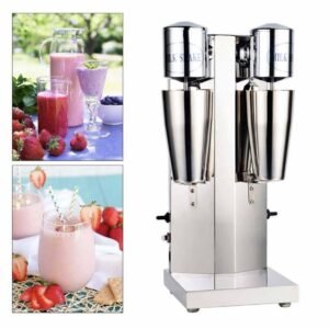 Milkshake Machine – Double Head Stainless Steel Electric Mixer (220V) - Image 5