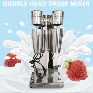 Milkshake Machine – Double Head Stainless Steel Electric Mixer (220V) - Image 4