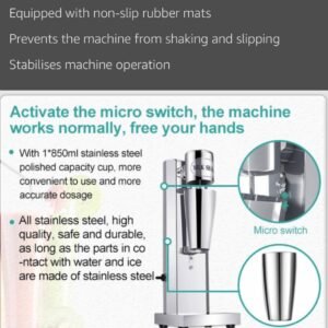 Electric Milk Shaker Machine 280W 14 Electric Milk Shaker Machine 280W - Image 7