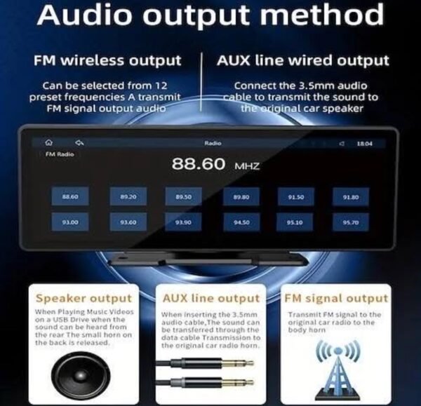 10.26” In-Car Audio System, with Wireless Apple CarPlay & Android Auto 5 img 9341